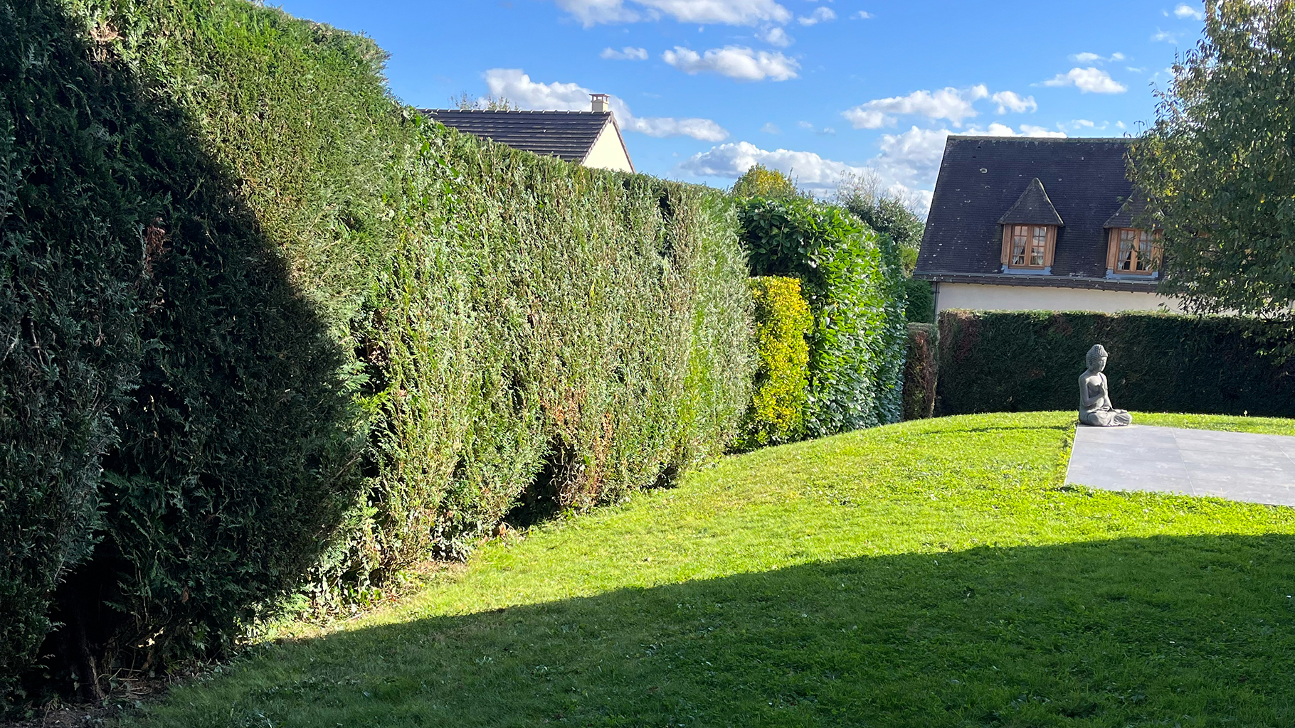 Jardin après entretien